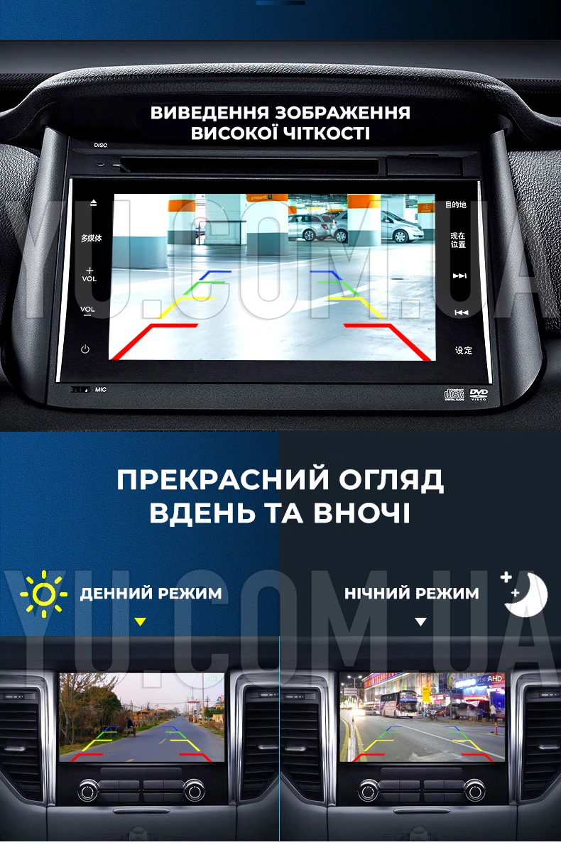 Камера заднего вида Mini-HD WiFi Rearview Camera беспроводная камера видеонаблюдения для авто, грузовиков